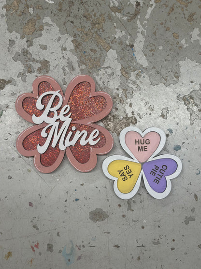 Double Sided Hearts and Clovers Sitter