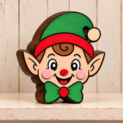 Vintage Inspired Christmas Chunky Sitters