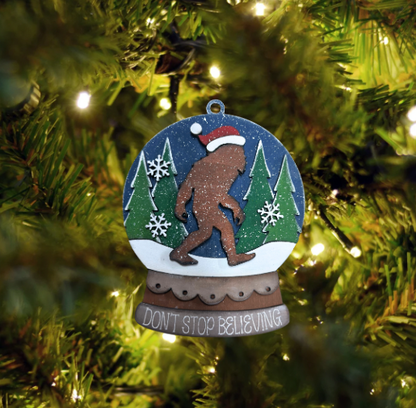 Lighted Snowglobe Ornaments