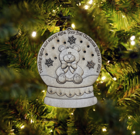 Lighted Snowglobe Ornaments