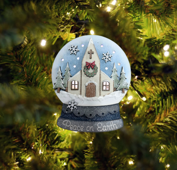 Lighted Snowglobe Ornaments