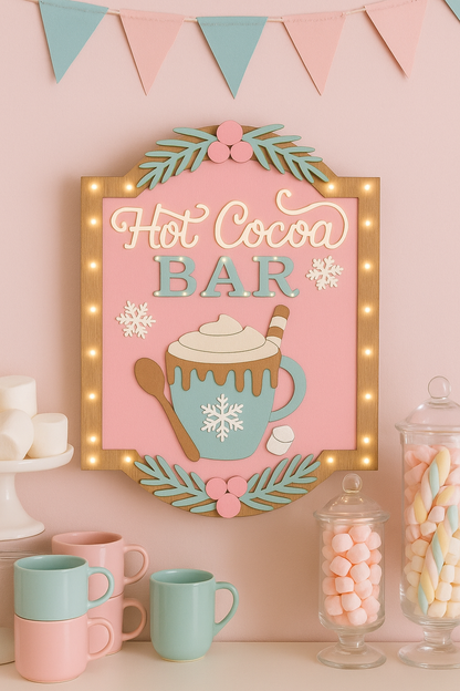 Lighted Hot Cocoa Bar Sign Workshop- 12/3/25 @ 5:30pm