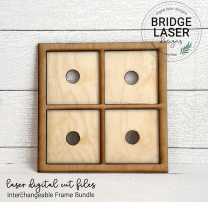 Interchangeable Squares and Frames