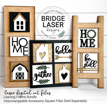 Interchangeable Squares and Frames