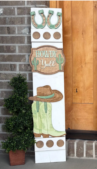 Interchangeable Porch Leaner