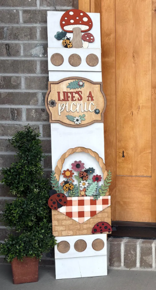 Interchangeable Porch Leaner