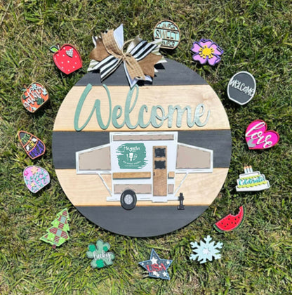 PRE-ORDER- Interchangeable Camping Doorhangers