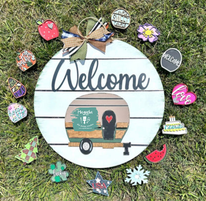 PRE-ORDER- Interchangeable Camping Doorhangers