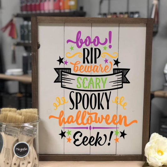 Boo! Halloween Word Art