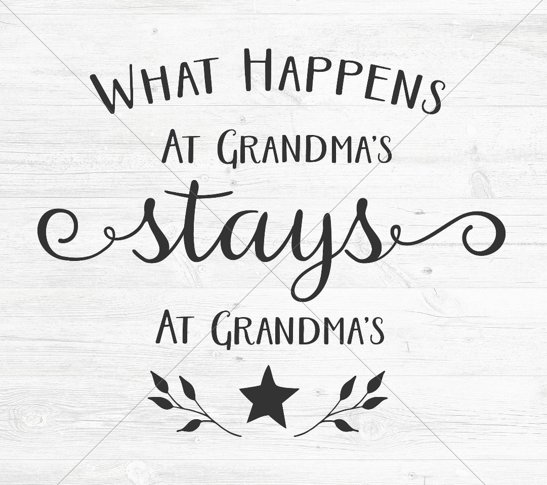 What happens at Grandma’s stays at Grandmas