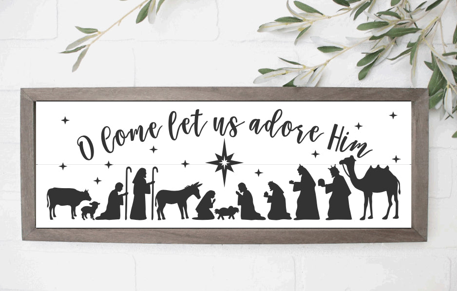 O come let us adore him