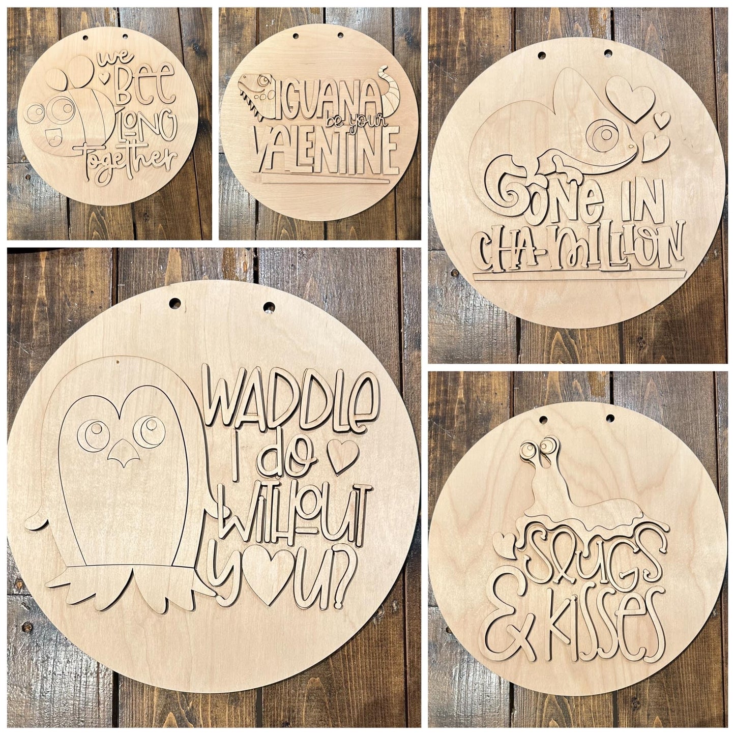 Punny Kids Small Valentine Rounds