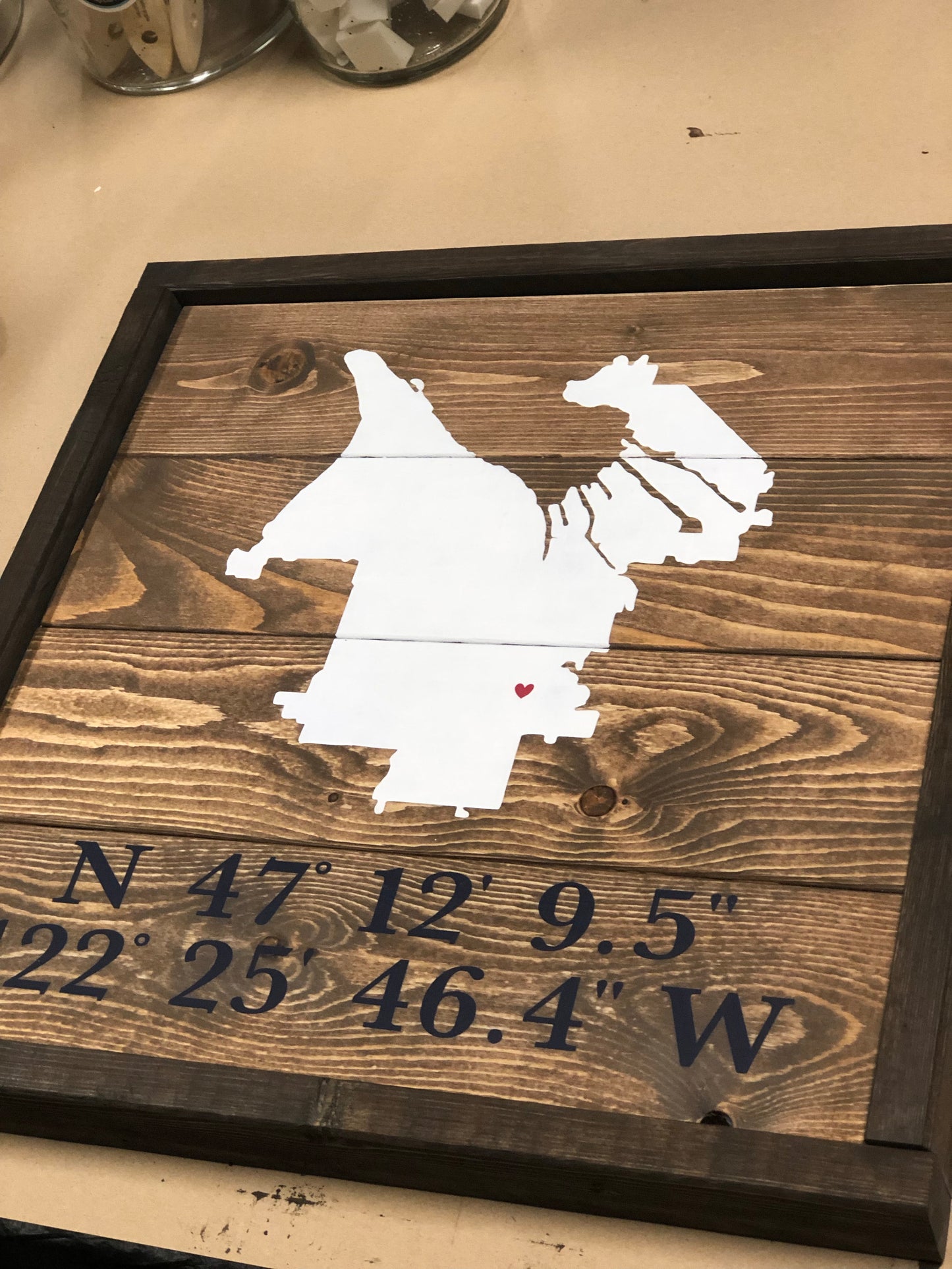 City Map Silhouette with Coordinates