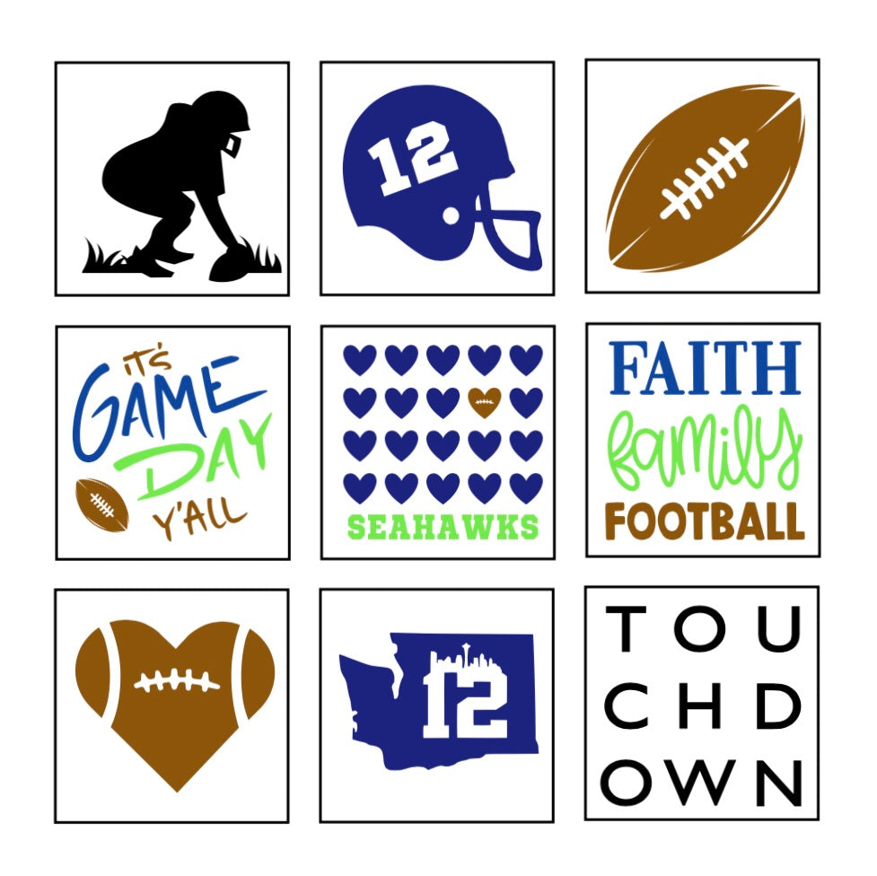 Seahawks Football Minis