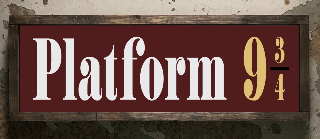 Platform 9 3/4 – Magnolia Signs