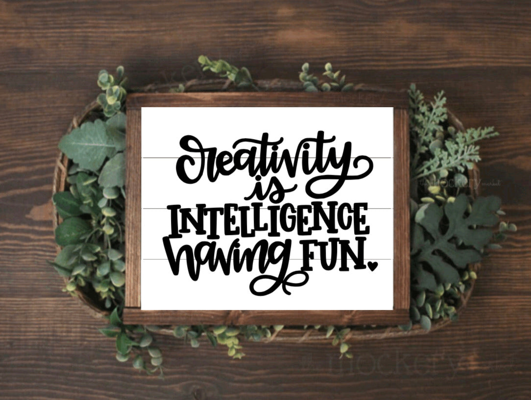 Creativity is Intelligence