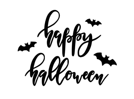 Happy Halloween with bats
