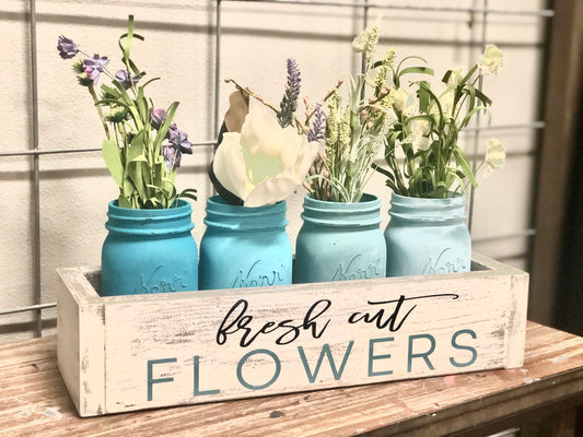Flower Box and Jars