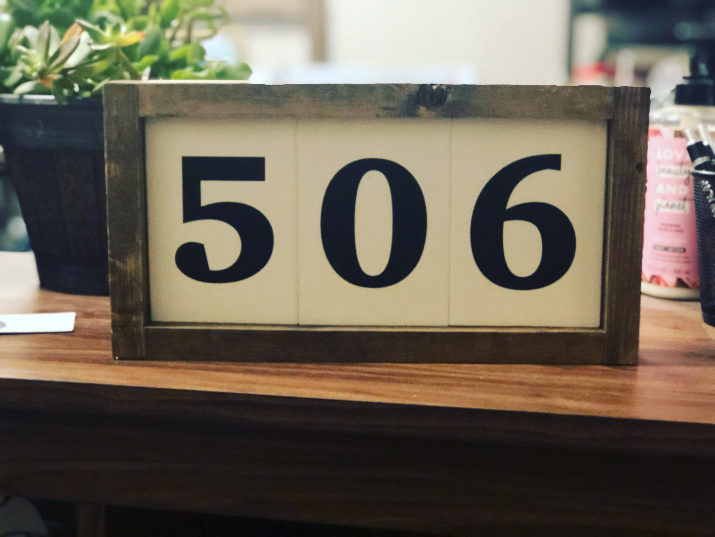 House Number Sign