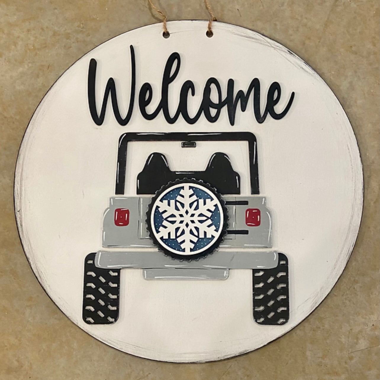 PRE-ORDER Welcome Jeep Doorhanger PREORDER