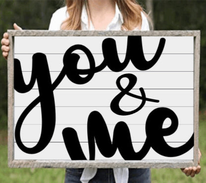 XL Signs- Flat, Pallet or Shiplap Style
