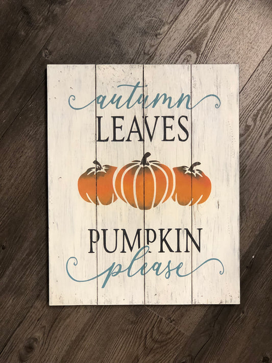 Autumn Leaves Pumpkins Please - 2