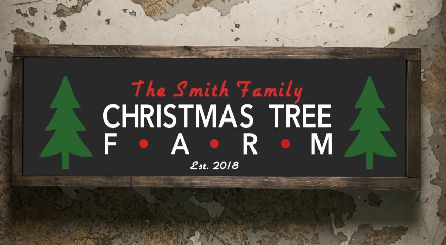 Family Name Christmas Tree Farm