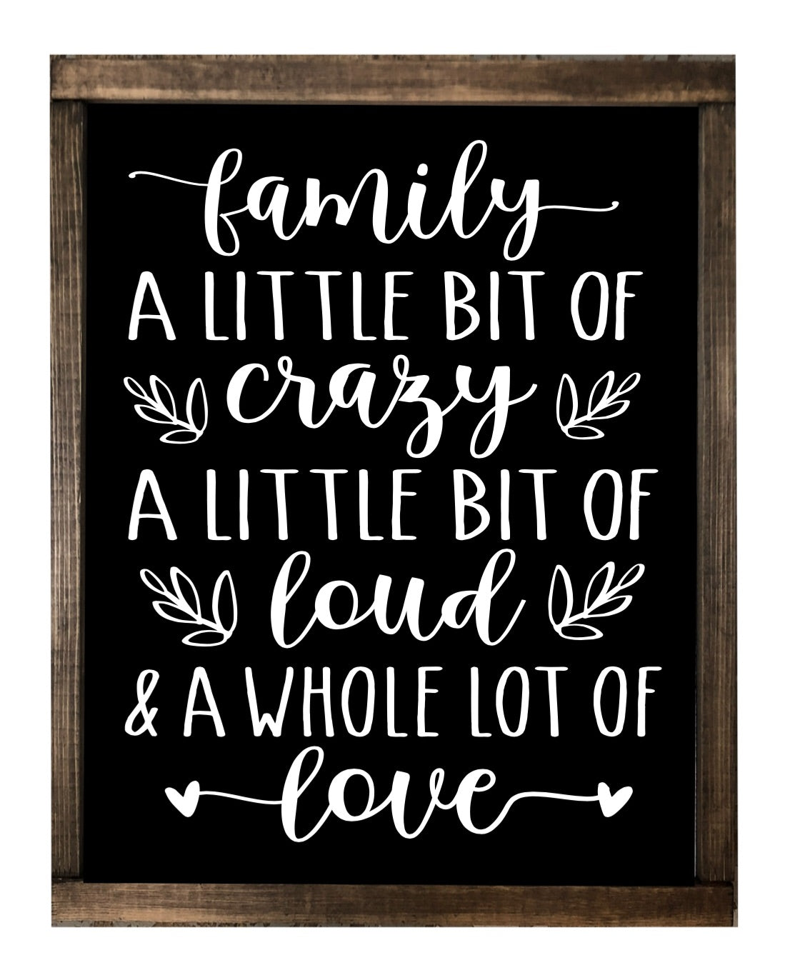 Family- a little bit of crazy