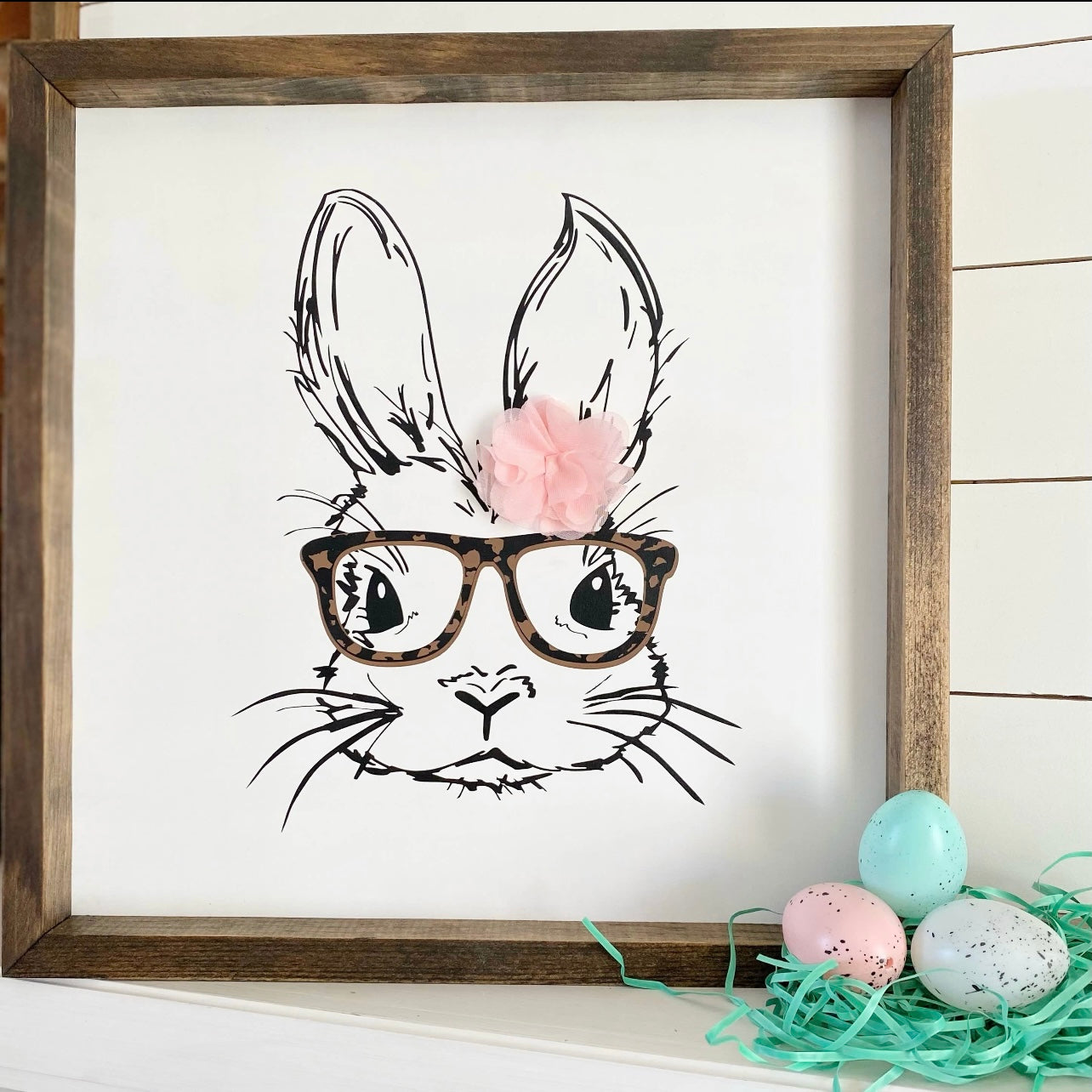 Bunny with glasses