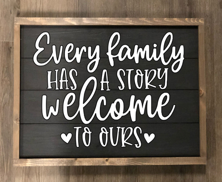 Every Family has a Story Welcome to ours 2