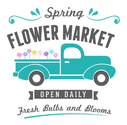 Spring Flower Market Truck
