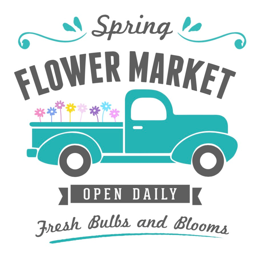 Spring Flower Market Truck