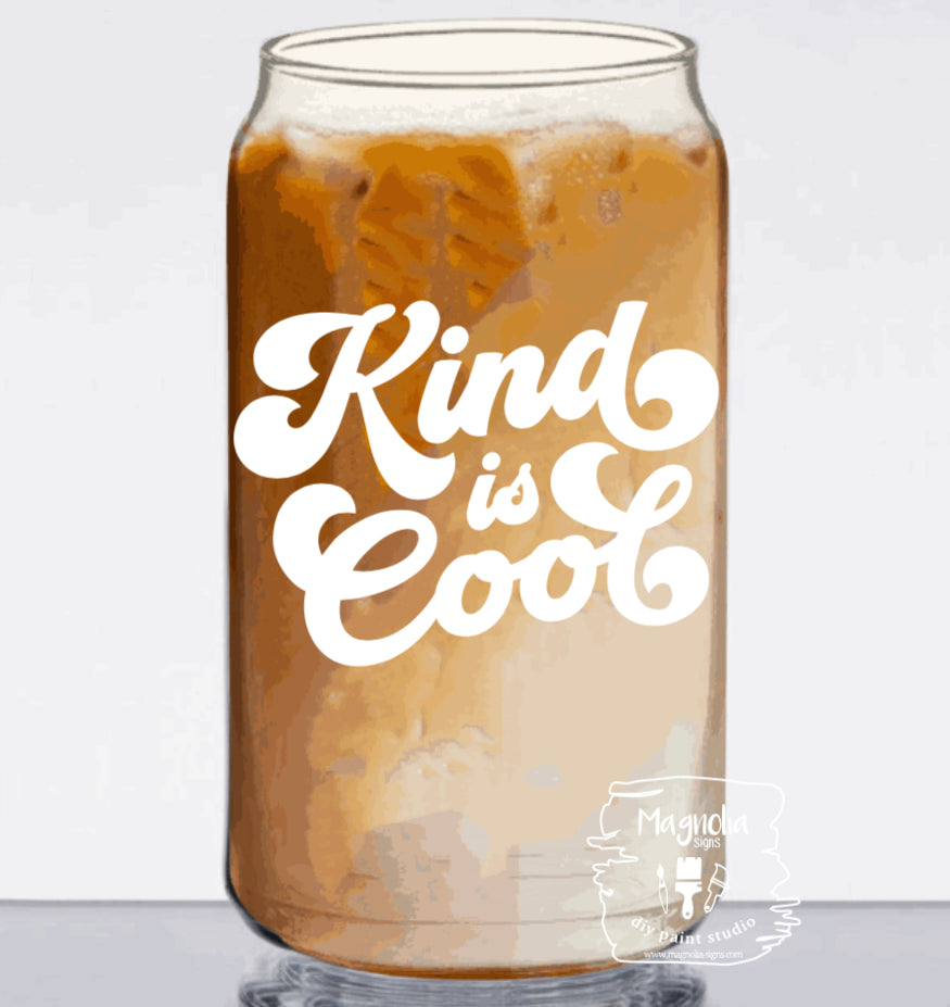 Can Glasses with Bamboo lid and straw