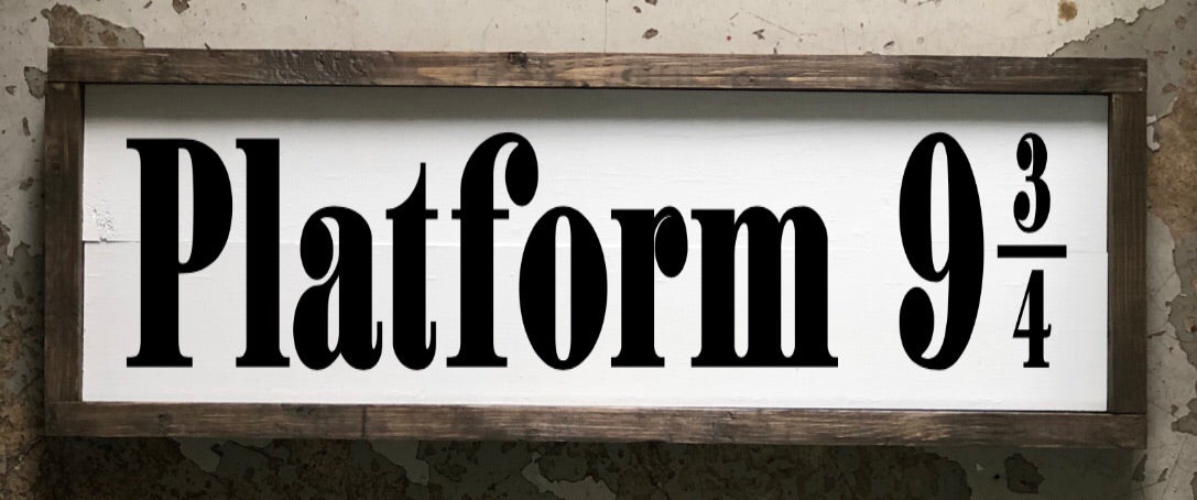 Platform 9 3/4 – Magnolia Signs