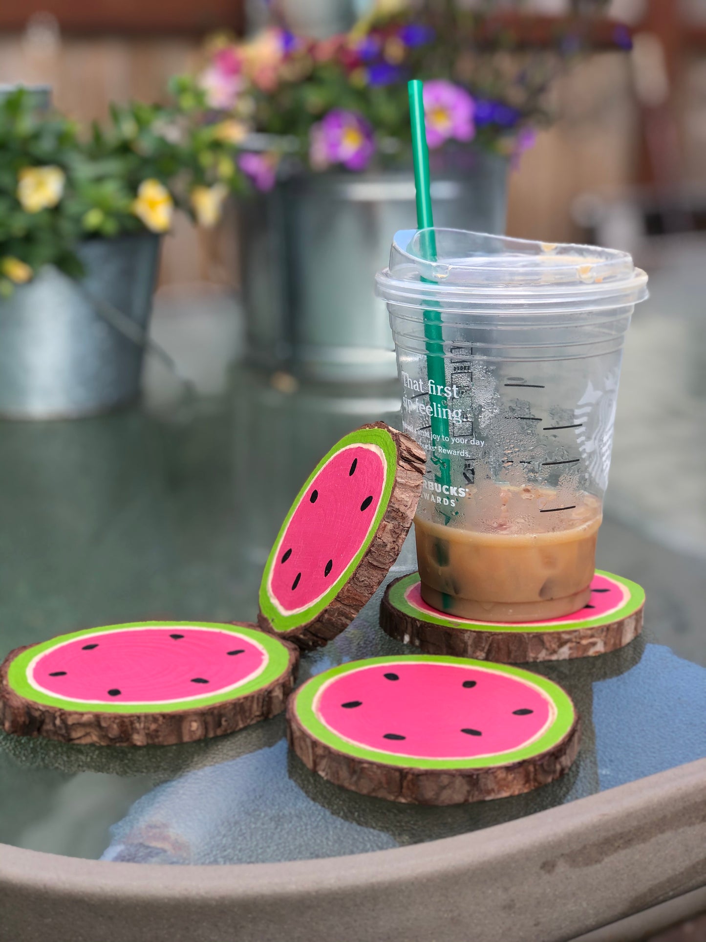 Watermelon/Citrus Coasters