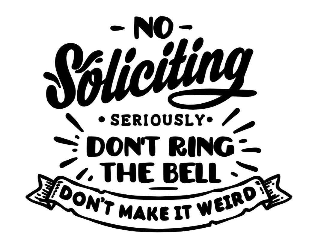 No Soliciting