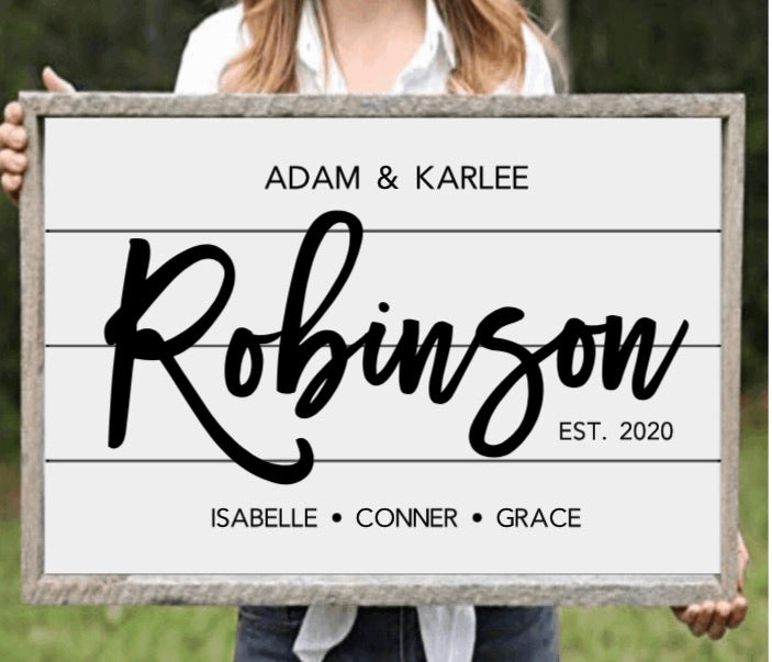 XL Signs- Flat, Pallet or Shiplap Style