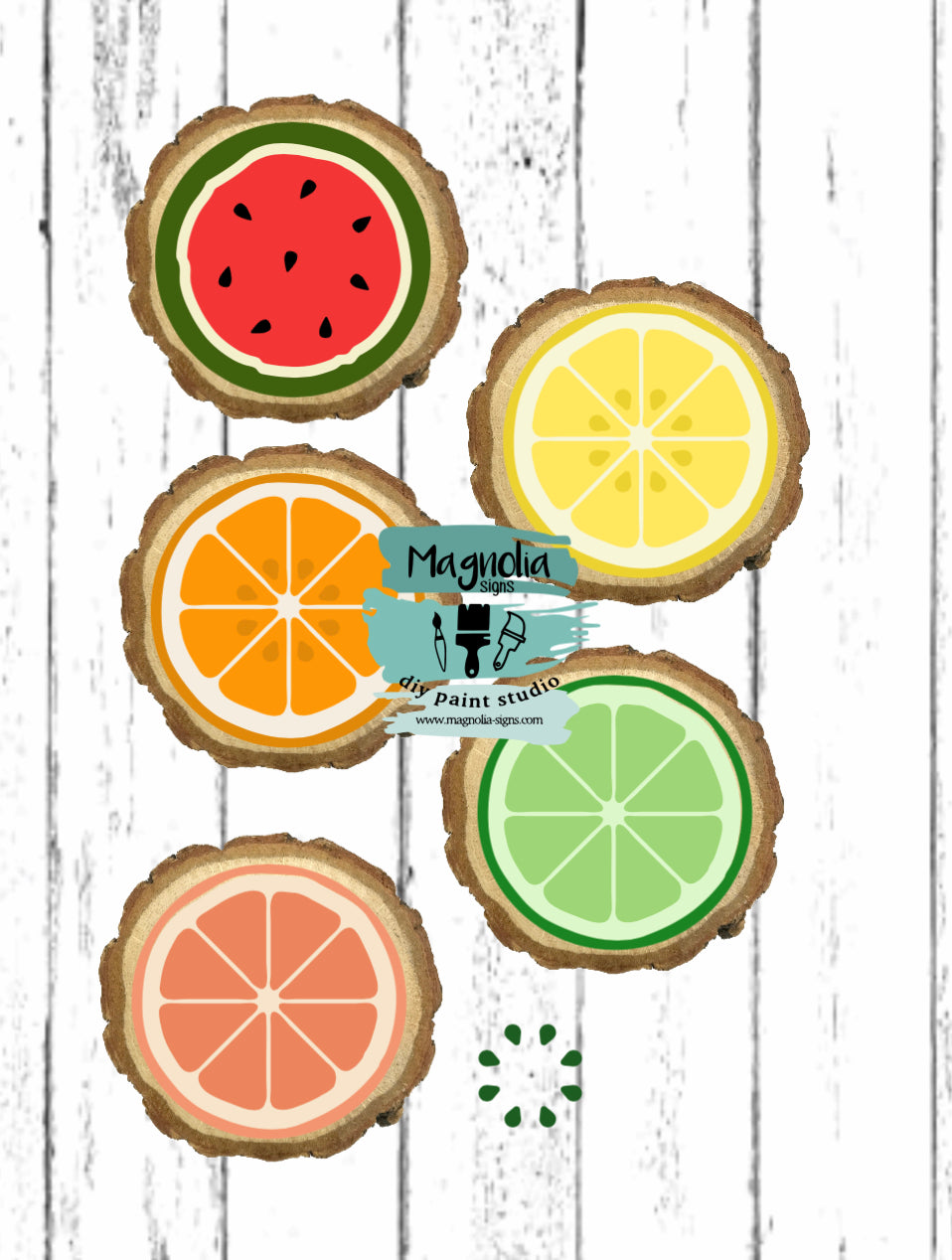 Watermelon/Citrus Coasters