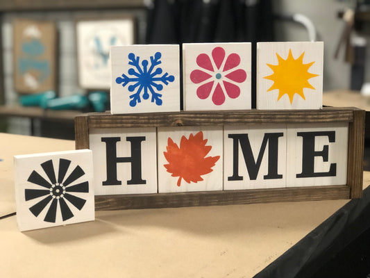 Interchangeable Home Sign