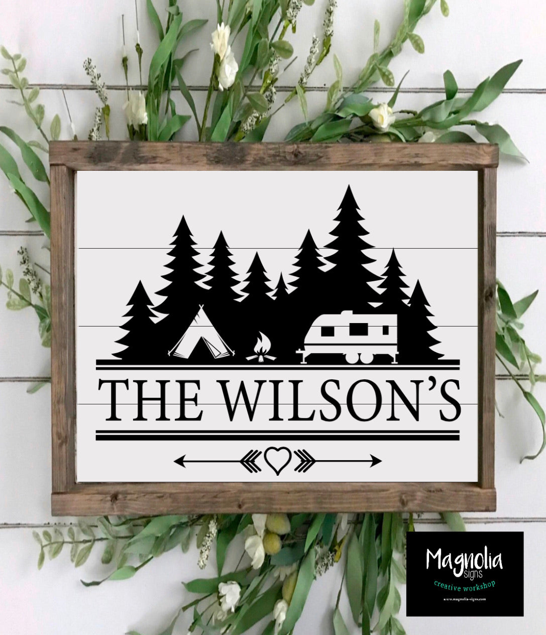 Camping Family Name- Personalized