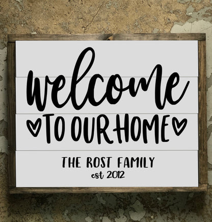 Welcome to our home