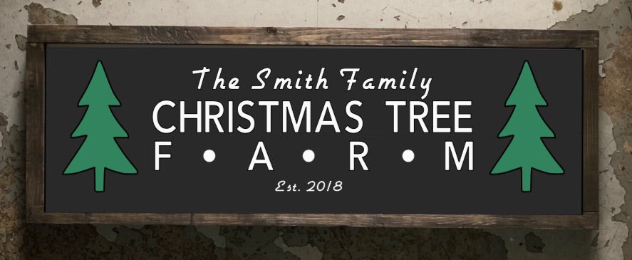 Family Name Christmas Tree Farm