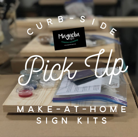 Make at Home Sign Kits