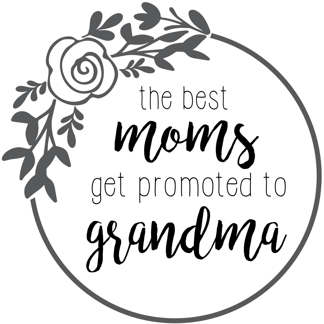 The best moms with wreath